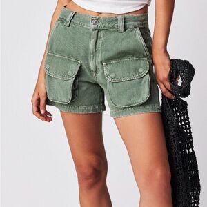 Agolde Green Women's Shorts